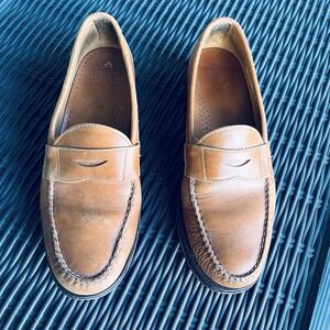 Brooks Brothers Slip-On Penny Loafers Brown Made In Italy Size 11.5 D‎